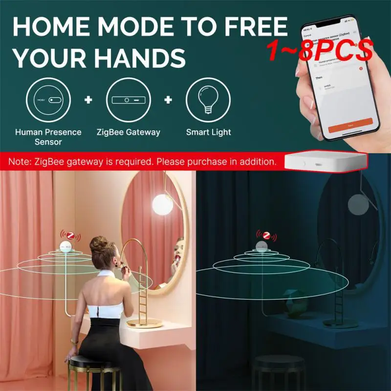 1~8PCS For Smart Mi Home Still Human Presence Sensor Micro-Motion Sensitive Light Sensing Wide Angle Detectable Type-C
1~8PCS For Smart Mi Home Still Human Presence Sensor Micro-Motion Sensitive Light Sensing Wide Angle Detectable Type-C