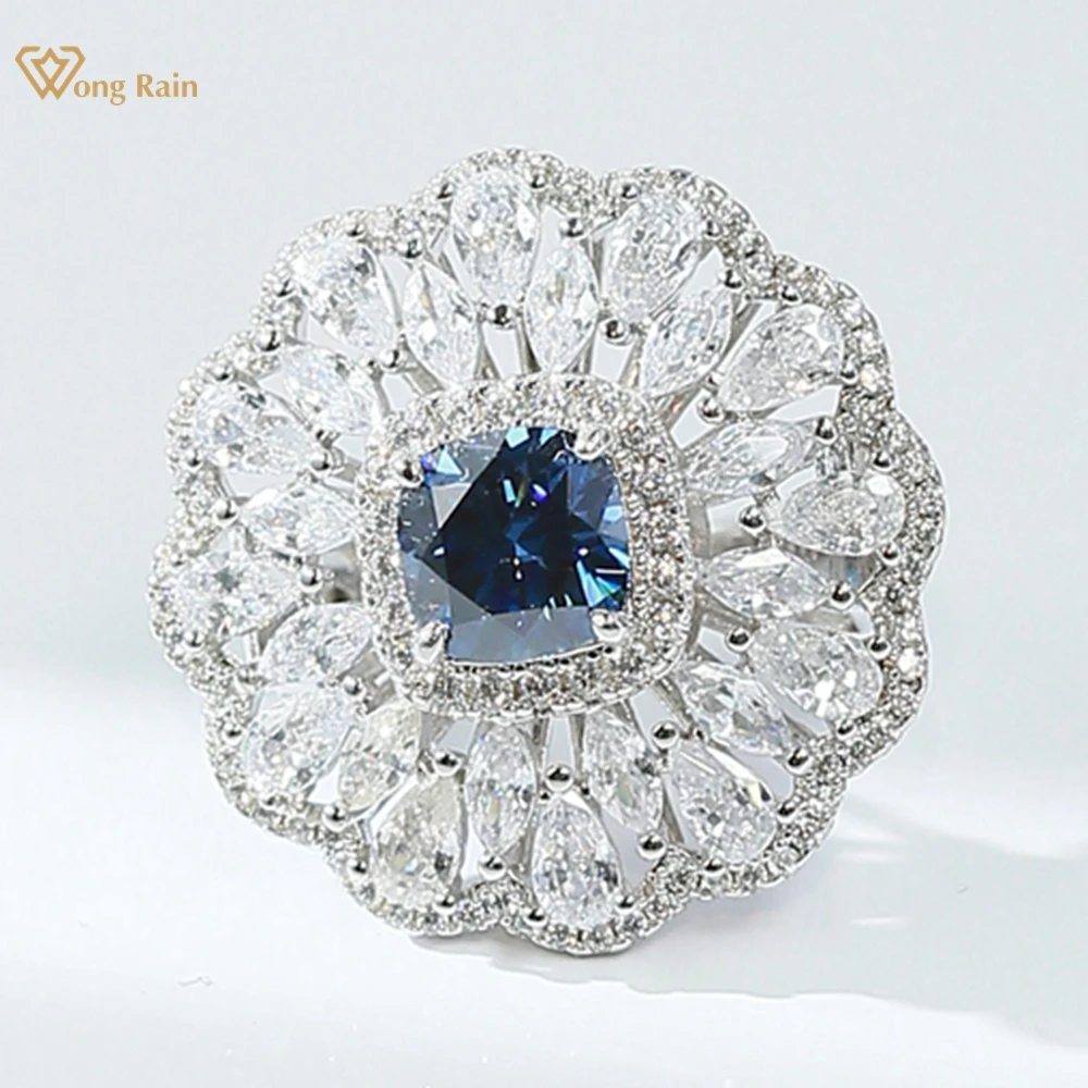 Wong Rain 925 Sterling Silver 3EX VVS1 Colorful Cushion Cut 8 MM Real Moissanite Diamonds Gemstone Engagement Rings Fine Jewelry
Wong Rain 925 Sterling Silver 3EX VVS1 Colorful Cushion Cut 8 MM Real Moissanite Diamonds Gemstone Engagement Rings Fine Jewelry