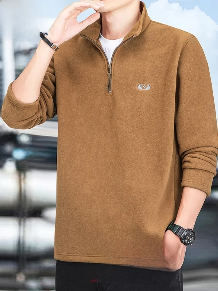 Мужская толстовка Paul Winter с высоким воротником, на флисовой подкладке из овечьего бархата, теплый базовый слой, повседневная модная мягкая толстовка из полиэстера
Мужская толстовка Paul Winter с высоким воротником, на флисовой подкладке из овечьего бархата, теплый базовый слой, повседневная модная мягкая толстовка из полиэстера