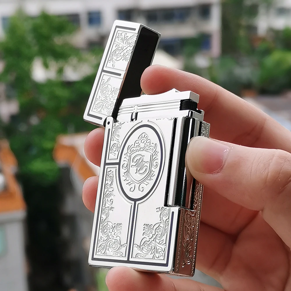 Luxury Gas Lighters 1872 and D&D Flower D Logo Inflatable Butane Gas Soft Flame Cigar Cigarette Accessory For Father's Day Gift
Luxury Gas Lighters 1872 and D&D Flower D Logo Inflatable Butane Gas Soft Flame Cigar Cigarette Accessory For Father's Day Gift