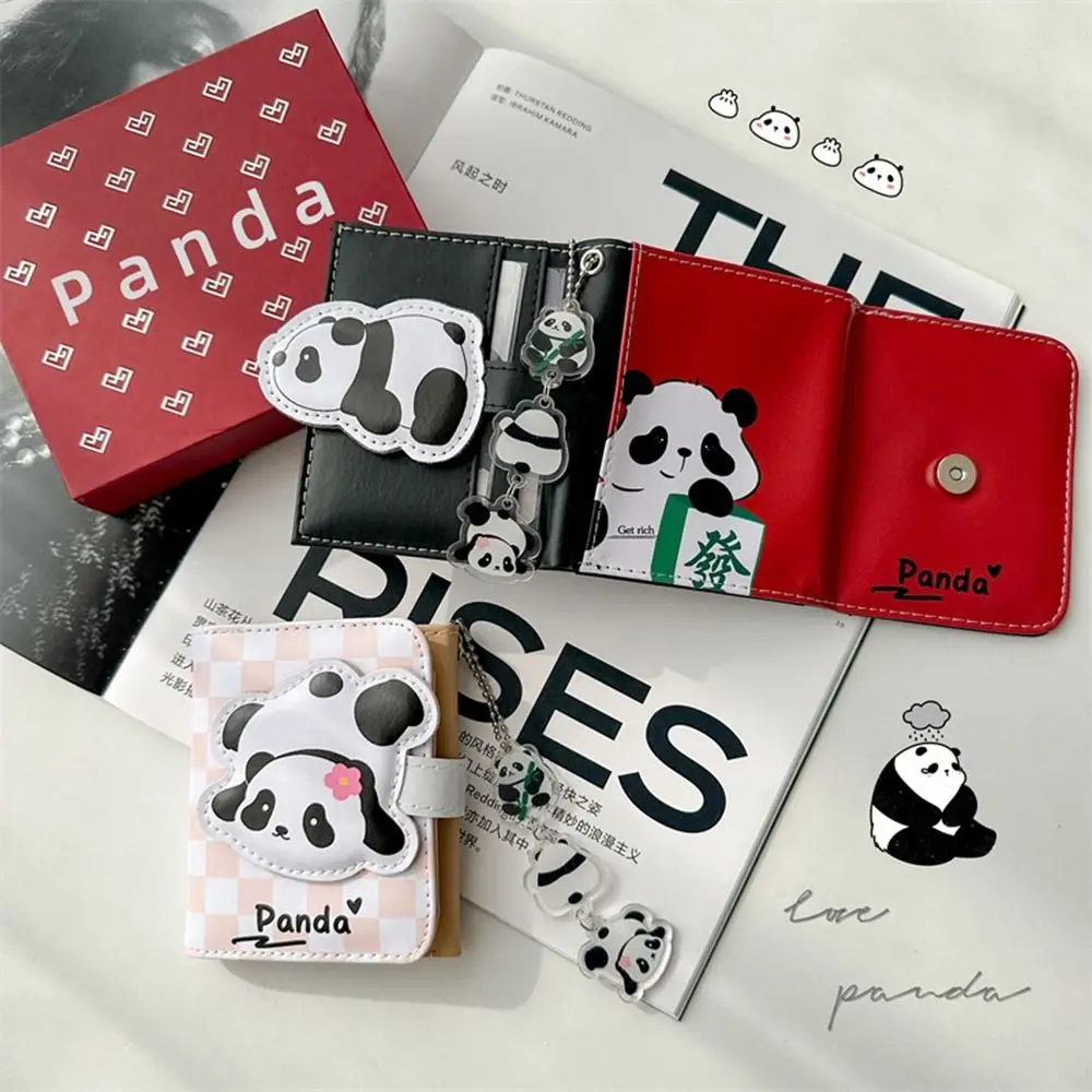 Mini PU Panda Wallet Short Card Holder PU Leather Coin Purse Clutch Bag Card Bag Female
Mini PU Panda Wallet Short Card Holder PU Leather Coin Purse Clutch Bag Card Bag Female