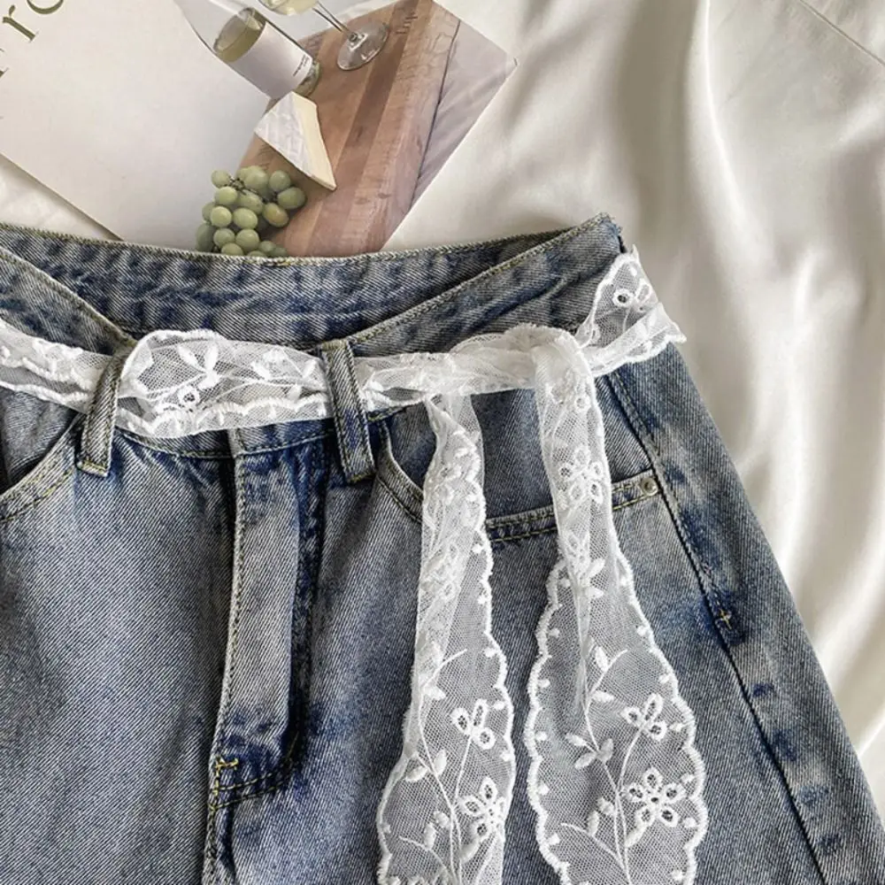 Fashion Sweet Lace Waistband Long Y2k Gauze Waist Belt Tie Up Thin Dress Jeans Belt Spicy Girls
Fashion Sweet Lace Waistband Long Y2k Gauze Waist Belt Tie Up Thin Dress Jeans Belt Spicy Girls