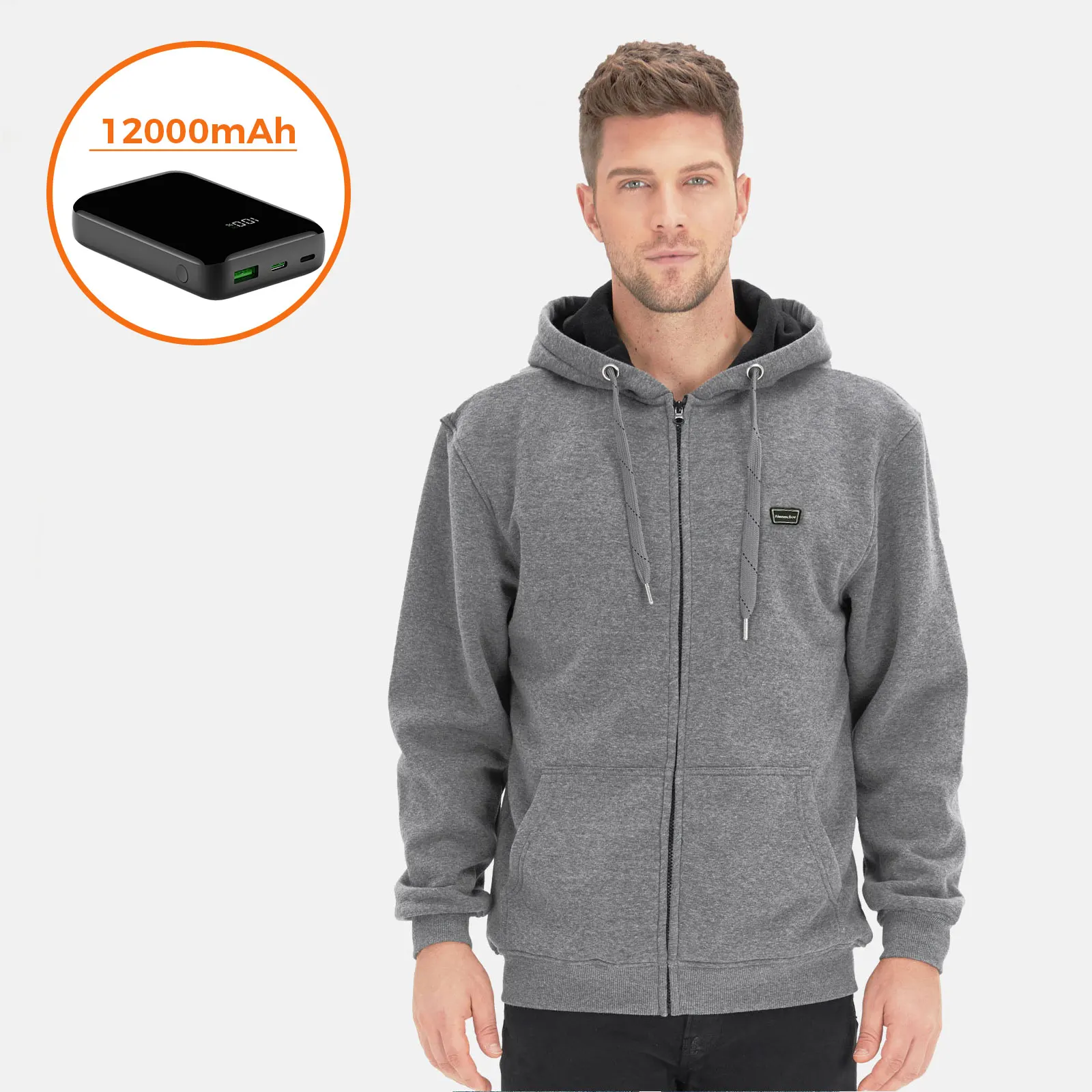 Men's clothing Heated Hoodies with Battery Hooded Winter 2022 Warm Men Full Zip Up Fleece Sweatshirts Zip Hoodie Gray
Men's clothing Heated Hoodies with Battery Hooded Winter 2022 Warm Men Full Zip Up Fleece Sweatshirts Zip Hoodie Gray