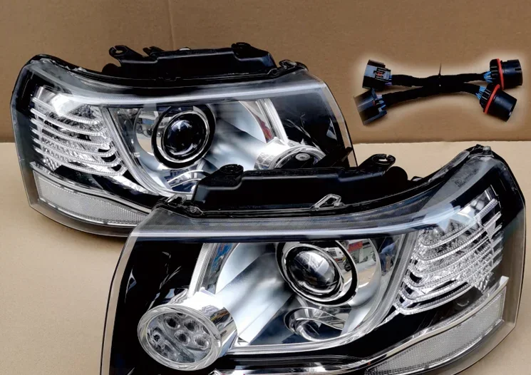 Car Front Led Headlight Daytime Running DRL Head lamp Low High Beam Angel eye for Land Rover Freelander 2
Car Front Led Headlight Daytime Running DRL Head lamp Low High Beam Angel eye for Land Rover Freelander 2