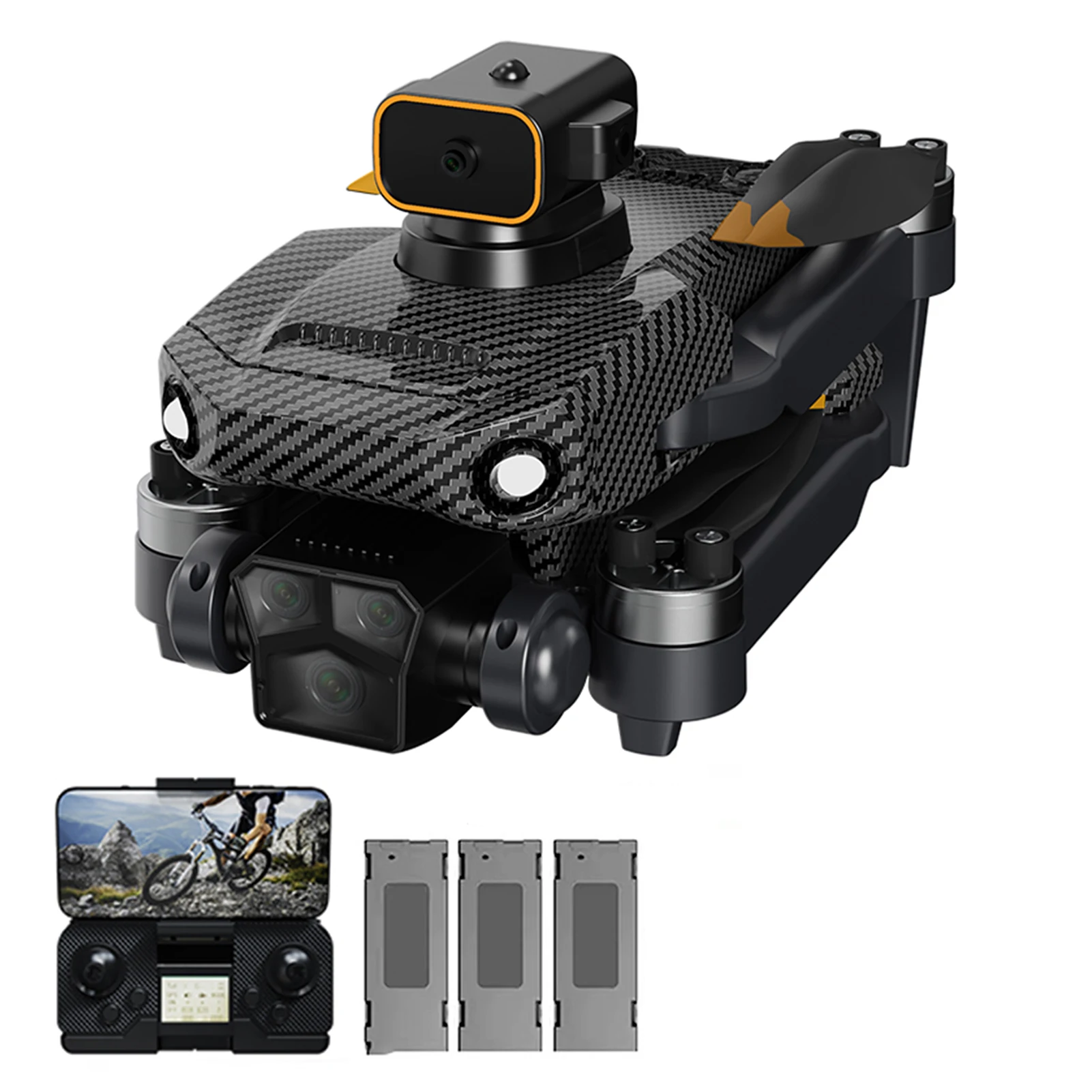 Remote Control Drone with Camera 4K Dual Camera Obstacle Avoidance Brushless Motor Optical Localization Remote Control
Remote Control Drone with Camera 4K Dual Camera Obstacle Avoidance Brushless Motor Optical Localization Remote Control