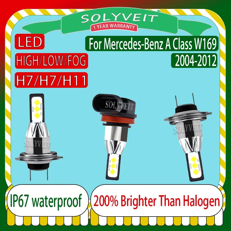 High Lumen Easy Plug and Play H7 H7 H11 LED Headlight foglight For Mercedes-Benz A Class W169 2004 2005 2006 2007 2008 2009-2012
High Lumen Easy Plug and Play H7 H7 H11 LED Headlight foglight For Mercedes-Benz A Class W169 2004 2005 2006 2007 2008 2009-2012