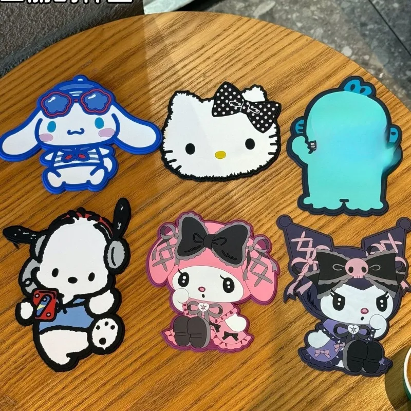 Cute Cartoon Coasters, High-value KT Cat, Kuromi and My Melody Non-slip Heat-insulating Cup Mats
Cute Cartoon Coasters, High-value KT Cat, Kuromi and My Melody Non-slip Heat-insulating Cup Mats