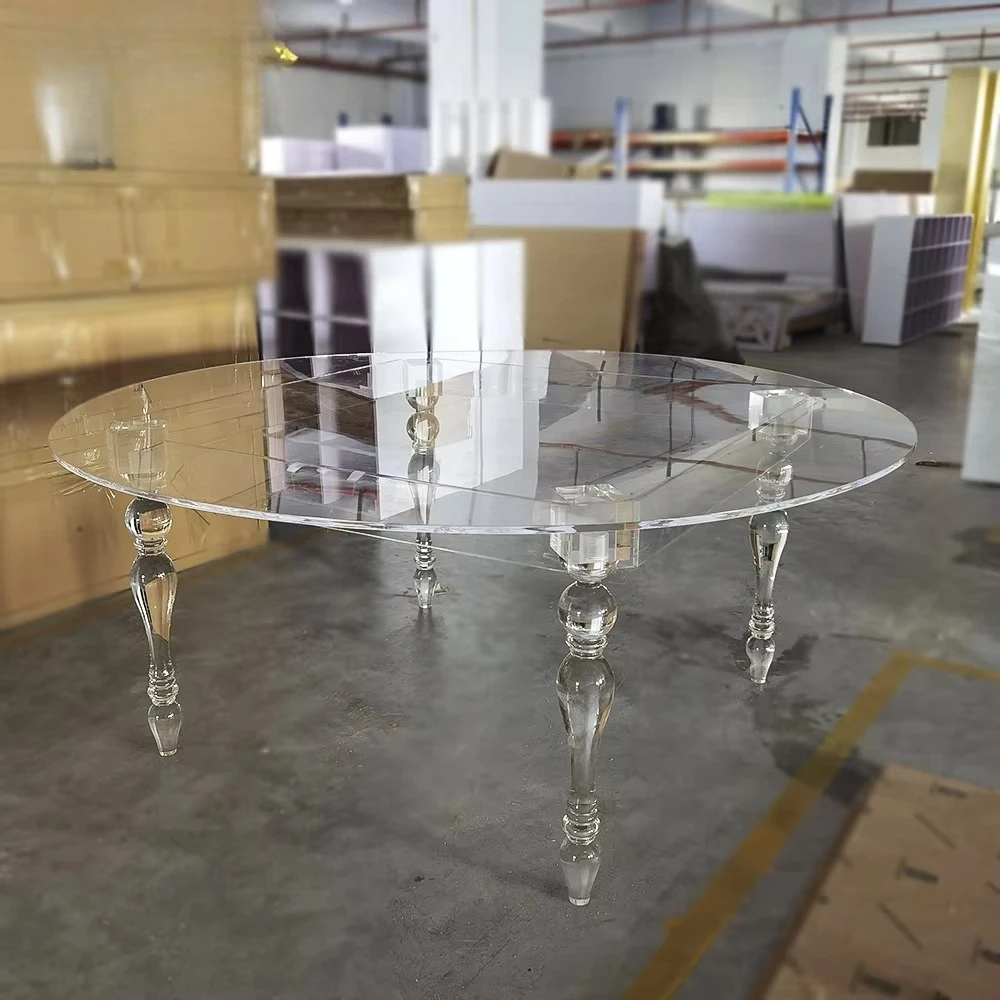 Elegant Acrylic Birthday Party Round Wedding Table Event Round Wedding Cake Crystal Table
Elegant Acrylic Birthday Party Round Wedding Table Event Round Wedding Cake Crystal Table