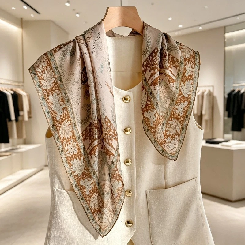 "Classic Paisley" Silica Silk Soft Satin Silk Scarf Women's Garden Series Daily Wear Scene Decoration Shade Available
"Classic Paisley" Silica Silk Soft Satin Silk Scarf Women's Garden Series Daily Wear Scene Decoration Shade Available