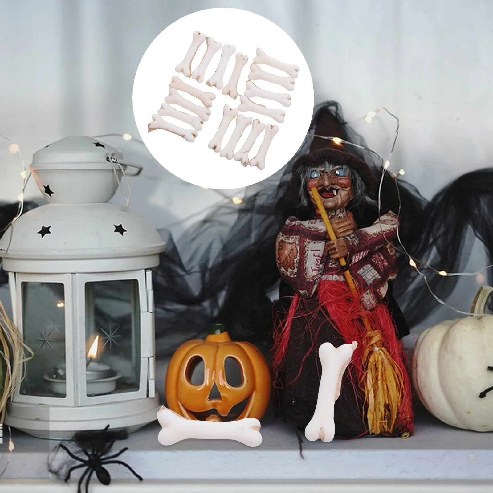 30Pcs Mini Bone Props Simulation Resin White Fake Small Halloween Decoration Craft Supplies Party Accessories
30Pcs Mini Bone Props Simulation Resin White Fake Small Halloween Decoration Craft Supplies Party Accessories