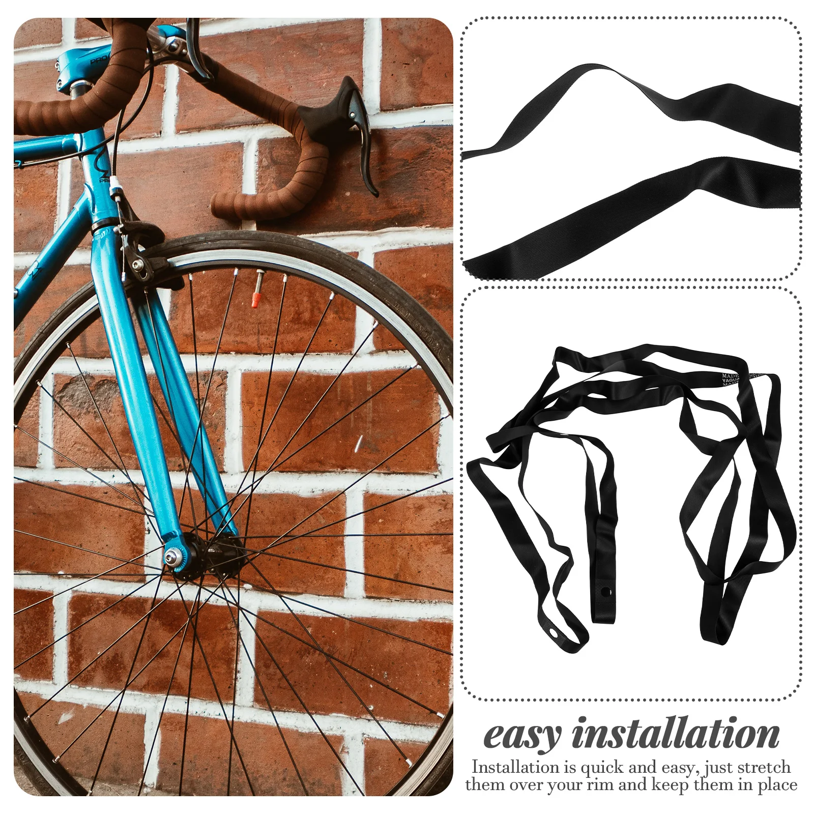 2 Pcs Bike Tire Liner Rim Tape Inner Tube Pad PVC Protector for Mountain Bicycle Prevent Damage Lightweight Cycling Accessories
2 Pcs Bike Tire Liner Rim Tape Inner Tube Pad PVC Protector for Mountain Bicycle Prevent Damage Lightweight Cycling Accessories