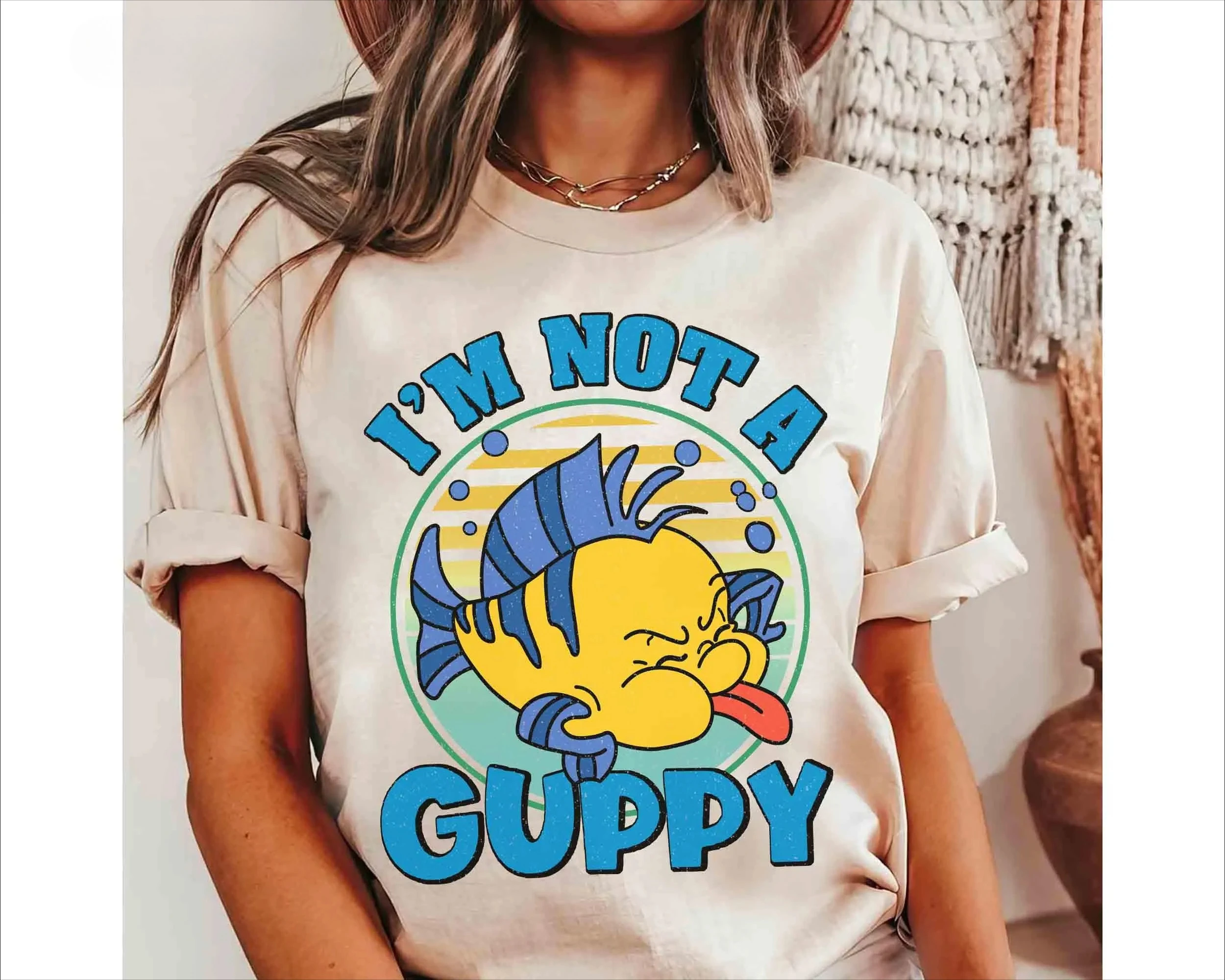 2025 Retro Little Mermaid Flatfish I'm Not A Peacock Fish Shirt, Fun Flatfish Washed T-shirt Beautiful Paradise Family Tour
2025 Retro Little Mermaid Flatfish I'm Not A Peacock Fish Shirt, Fun Flatfish Washed T-shirt Beautiful Paradise Family Tour