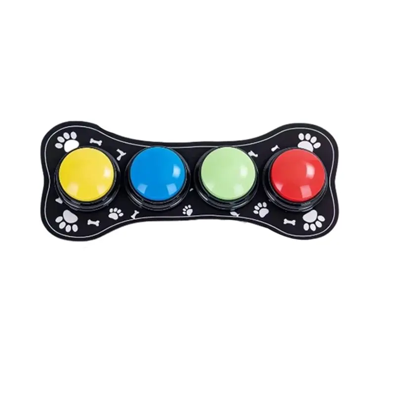 AB66-4PCS Dog Button Dog Communication Buttons With Nonslip Mat Voice Recording Button For Pet Training Pet Cat Dog
AB66-4PCS Dog Button Dog Communication Buttons With Nonslip Mat Voice Recording Button For Pet Training Pet Cat Dog