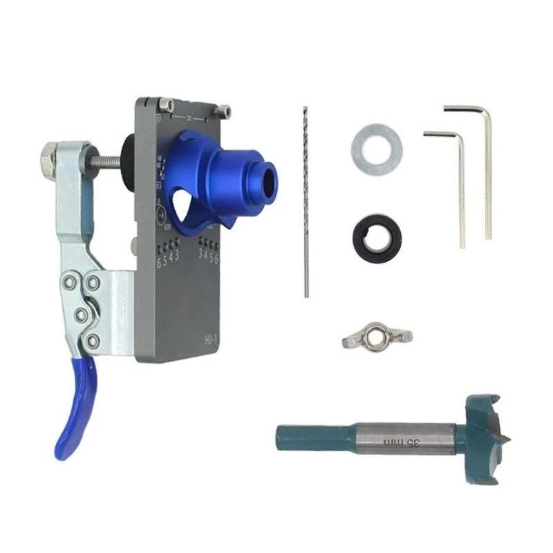 Y1AD 35mm Hinge Hole Jig Drill Guide Set Woodworking Puncher Hinge Drilling Tool Set
Y1AD 35mm Hinge Hole Jig Drill Guide Set Woodworking Puncher Hinge Drilling Tool Set