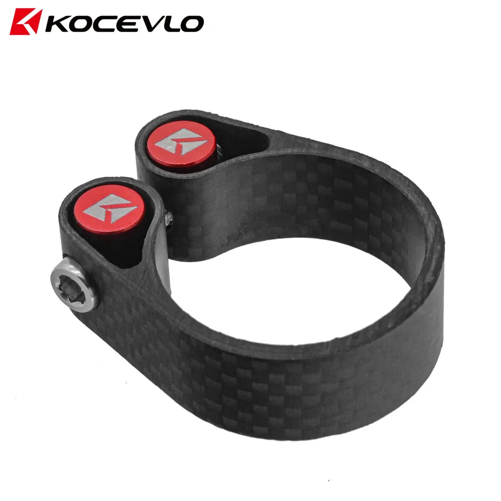 KOCEVLO Bike Seatpost Clamps MTB Road Bicycle Carbon Fiber Seat Tube Clamp For 27.2/30.8/31.6mm
KOCEVLO Bike Seatpost Clamps MTB Road Bicycle Carbon Fiber Seat Tube Clamp For 27.2/30.8/31.6mm