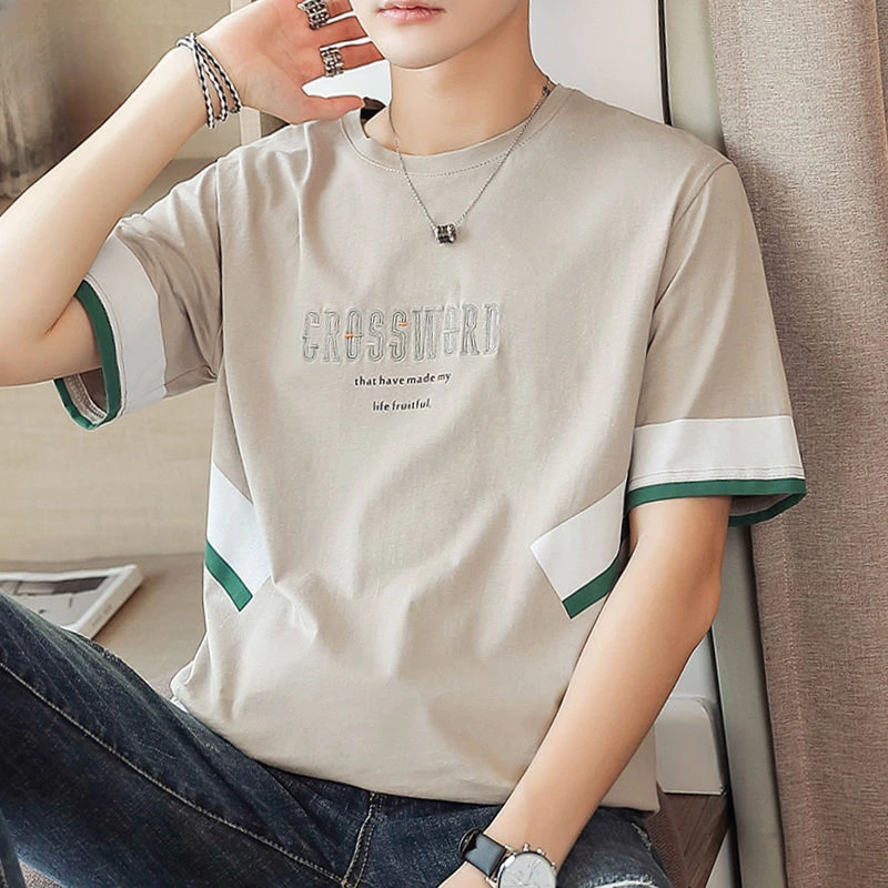 Tops Quick-drying Male Tees Shirts Gym Men's T-shirt 100℅ Cotton Alphabet Stylish Aesthetic Clothing Y2k Korean Vintage Casual
Tops Quick-drying Male Tees Shirts Gym Men's T-shirt 100℅ Cotton Alphabet Stylish Aesthetic Clothing Y2k Korean Vintage Casual