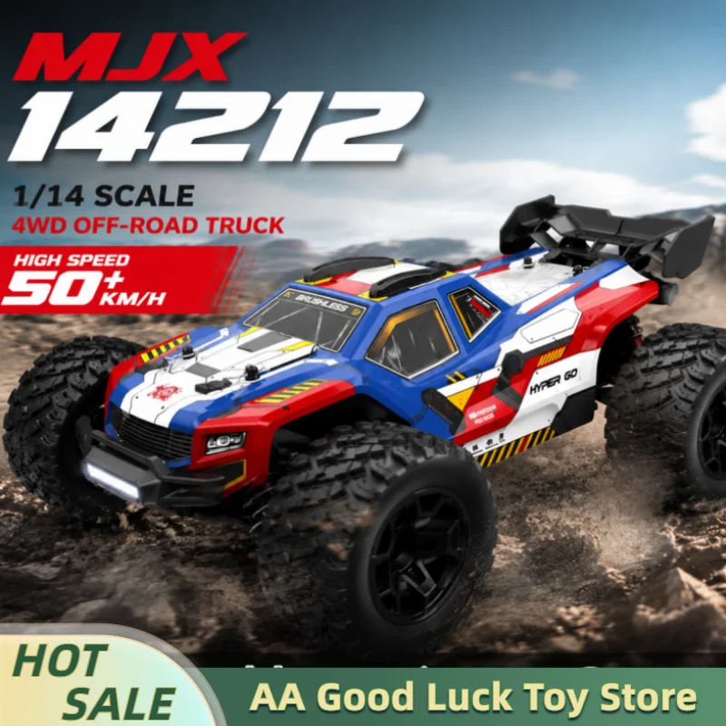 MJX Hypergo 14212 1/14 Rc Car 56kM/H Brushless 4WD High-Speed Remote Control Car Dual-Shell Off-Road Vehicle Racing Car Truck
MJX Hypergo 14212 1/14 Rc Car 56kM/H Brushless 4WD High-Speed Remote Control Car Dual-Shell Off-Road Vehicle Racing Car Truck