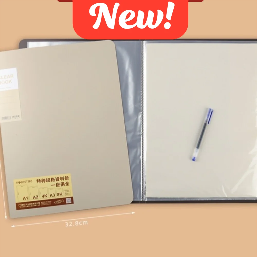 Thickened A3 Document Folder Multifunctional Multi-color 40 Pockets File Folder Light Retro Color 8K Album Document Bag Art
Thickened A3 Document Folder Multifunctional Multi-color 40 Pockets File Folder Light Retro Color 8K Album Document Bag Art