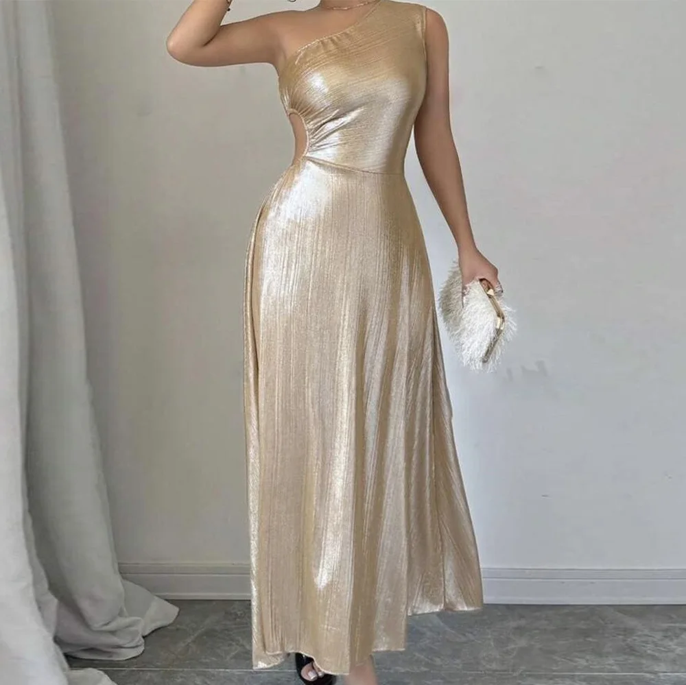 Customized Temperament Satin A-Line One Shoulder Evening Dresses Sleeveless Special Occasion Gowns High Quality Party Dress
Customized Temperament Satin A-Line One Shoulder Evening Dresses Sleeveless Special Occasion Gowns High Quality Party Dress