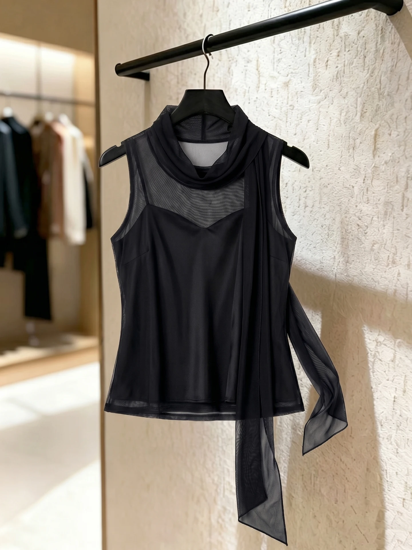 Pure Color Sleeveless Vest Commute Style Women's Fashionable Base Shirt Casual Straight Cut Single Piece Regular Fit Summer 2026
Pure Color Sleeveless Vest Commute Style Women's Fashionable Base Shirt Casual Straight Cut Single Piece Regular Fit Summer 2026