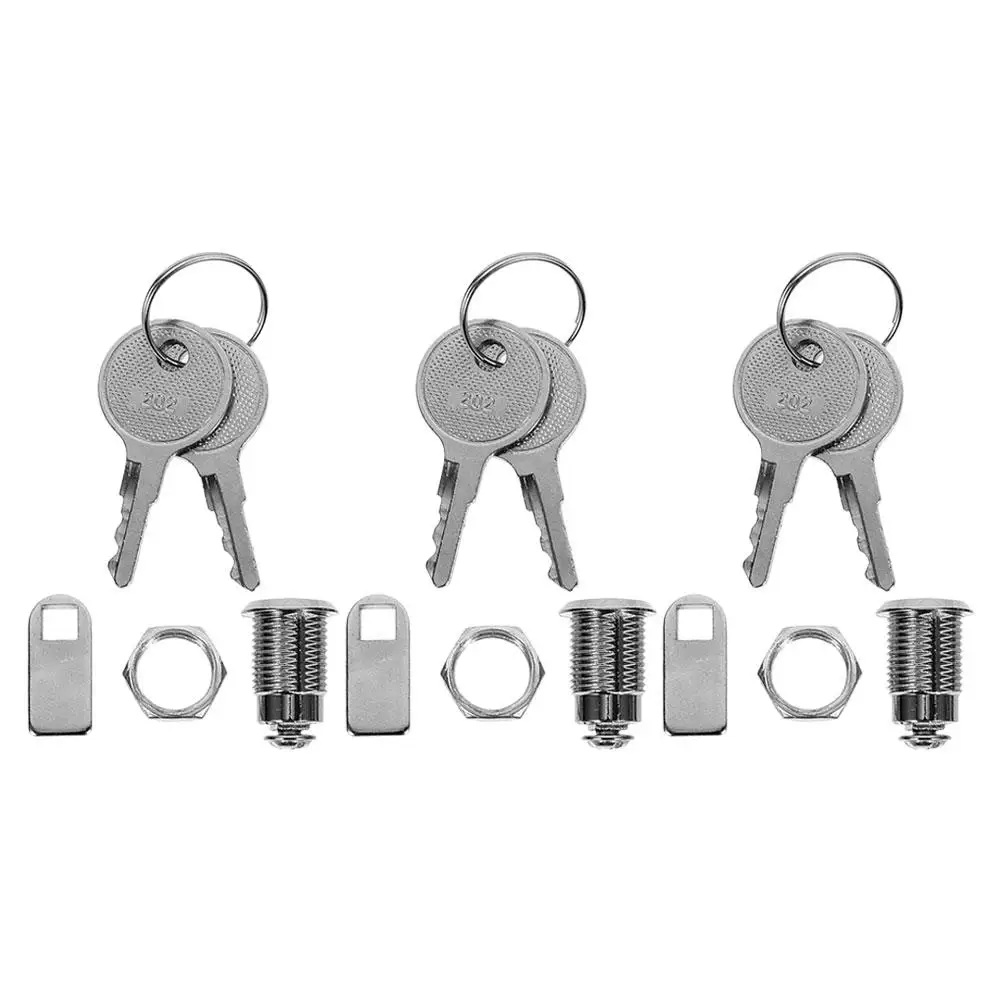 Cabinet Locks 12mm Coin Box -piece Elevator Cabinet Locks Set of 3 Double Slot Zinc Alloy
Cabinet Locks 12mm Coin Box -piece Elevator Cabinet Locks Set of 3 Double Slot Zinc Alloy
