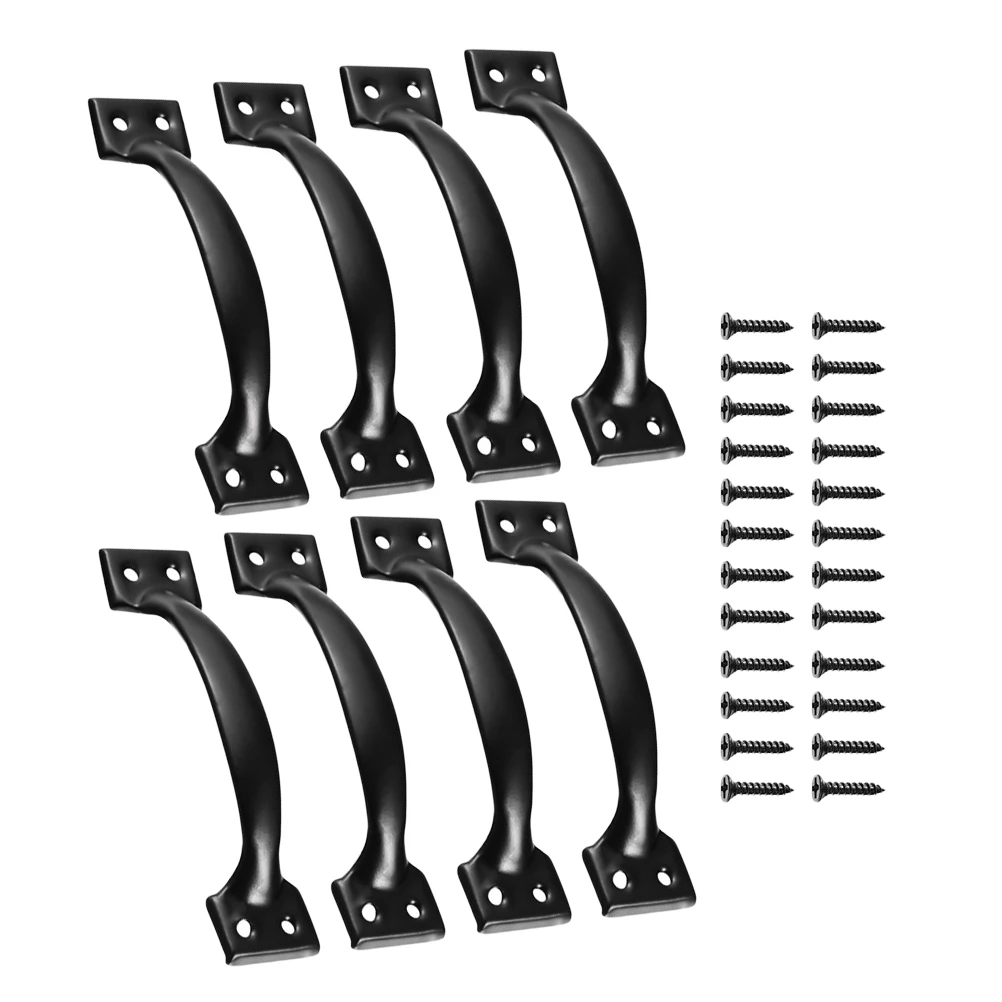 8 Pcs Black Door Handles Metal Kitchen Hardware for Cabinets Bow Pull Vintage Dresser Pulls Rustic Retro Wardrobe
8 Pcs Black Door Handles Metal Kitchen Hardware for Cabinets Bow Pull Vintage Dresser Pulls Rustic Retro Wardrobe