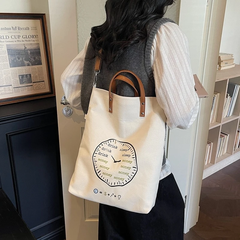 2026 New Fashion Printed Canvas Tote Bag Casual Simple Shoulder Bag for Women Girls Trendy Shopping Bag
2026 New Fashion Printed Canvas Tote Bag Casual Simple Shoulder Bag for Women Girls Trendy Shopping Bag
