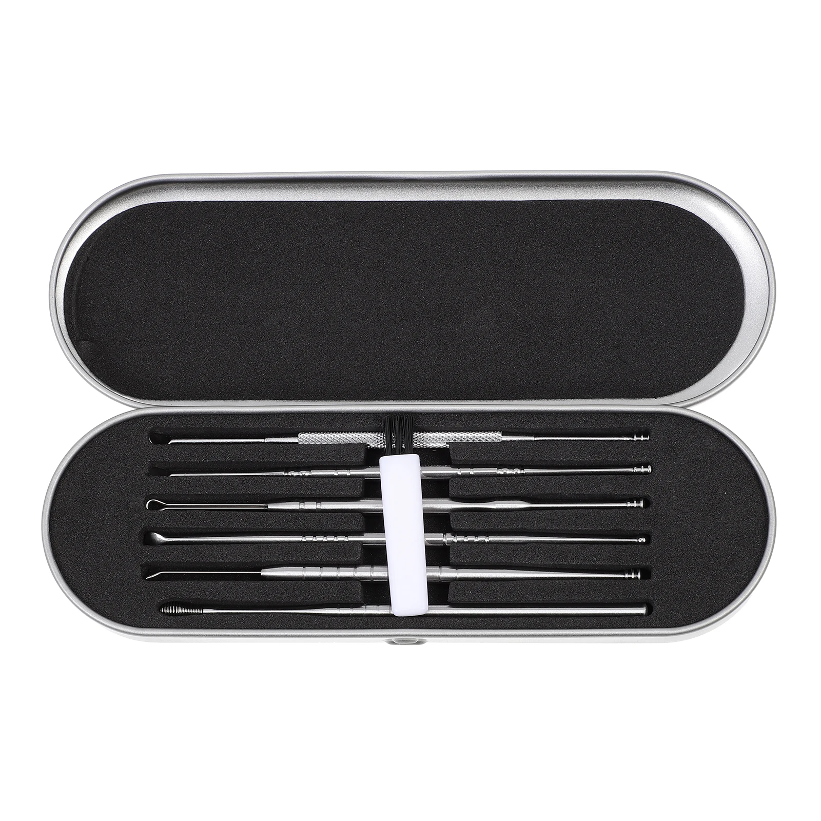 Инструменты для чистки ушей из нержавеющей стали, портативный инструмент для удаления ушной серы, дорожный размер, набор для сбора ушей, совки для удаления ушной серы, ежедневная семья 
Инструменты для чистки ушей из нержавеющей стали, портативный инструмент для удаления ушной серы, дорожный размер, набор для сбора ушей, совки для удаления ушной серы, ежедневная семья