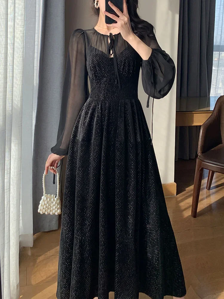 Elegant Dresses for Women Long Sleeve Streetwear French Style Dress Midi O Neck Solid Zipper 2023 New Spring Summer Dress
Elegant Dresses for Women Long Sleeve Streetwear French Style Dress Midi O Neck Solid Zipper 2023 New Spring Summer Dress