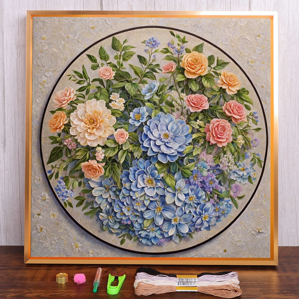Portrait Girl Flower Pre-Printed Cross Stitch Set DIY Embroidery Needlework Handmade Painting Sewing Room Decor Home Decor Gift
Portrait Girl Flower Pre-Printed Cross Stitch Set DIY Embroidery Needlework Handmade Painting Sewing Room Decor Home Decor Gift