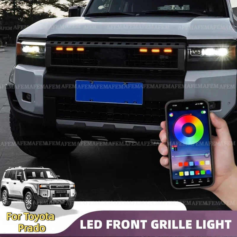 LED Front Grille Light For Toyota Prado/Prado LC250 Car Daytime Running Light Wheel Eyebrow Lamp For Pickup Offroad 12V
LED Front Grille Light For Toyota Prado/Prado LC250 Car Daytime Running Light Wheel Eyebrow Lamp For Pickup Offroad 12V