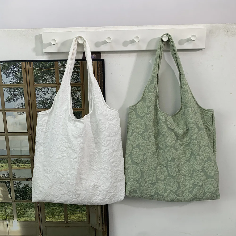 Elegant Textured Women's Shoulder Bags Simple College Girls Commuter Tote Shopping Bag Retro Flower Female Vest Bag Handbags
Elegant Textured Women's Shoulder Bags Simple College Girls Commuter Tote Shopping Bag Retro Flower Female Vest Bag Handbags