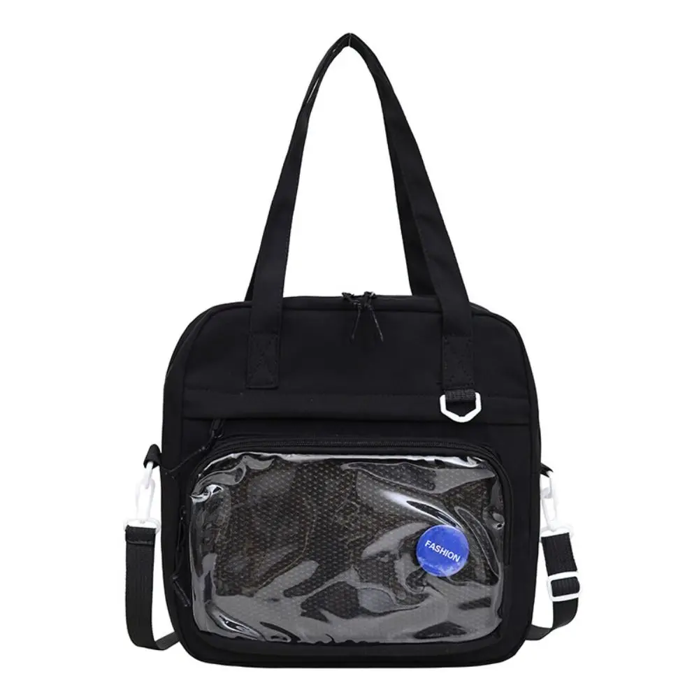 Doll Display Transparent Japanese Shoulder Bag JK Large Capacity Simple Itabag Storage Bag Nylon Backpack Cute Crossbody Bag
Doll Display Transparent Japanese Shoulder Bag JK Large Capacity Simple Itabag Storage Bag Nylon Backpack Cute Crossbody Bag