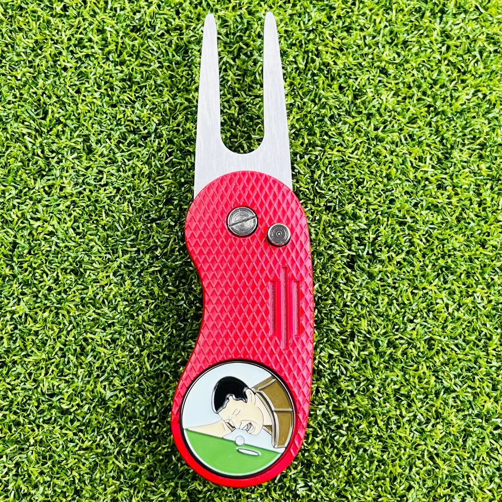 Stainless Steel Foldable Spring Ball Fork with MARKER Portable Golf Green Fork Turf Repair Tool Golf Practice
Stainless Steel Foldable Spring Ball Fork with MARKER Portable Golf Green Fork Turf Repair Tool Golf Practice