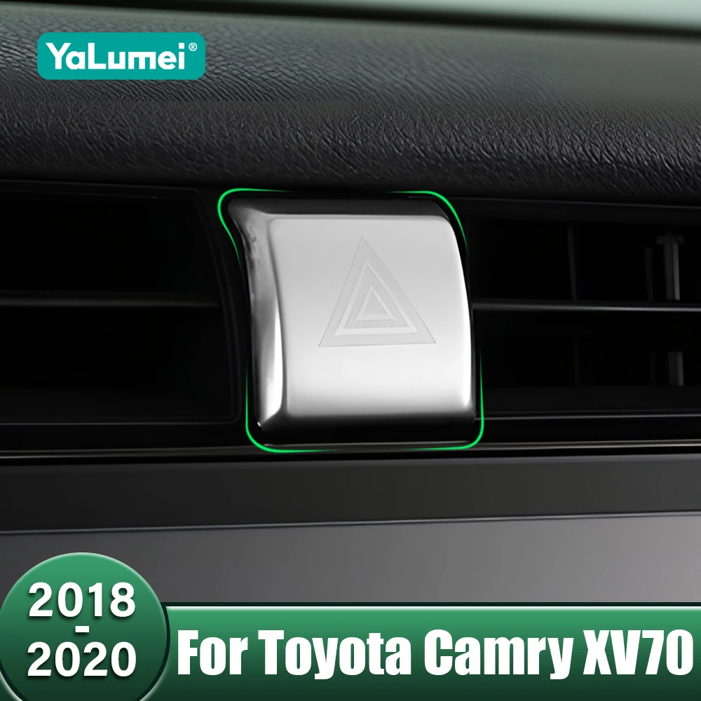 ABS Car Emergency Light Lamp Switch Warning Button Frame Trim Cover Stickers For Toyota Camry XV70 70 2018 2019 2020
ABS Car Emergency Light Lamp Switch Warning Button Frame Trim Cover Stickers For Toyota Camry XV70 70 2018 2019 2020