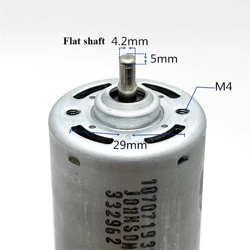 RS-755 1070719 Micro Electric Motor 42mm Front Ball Bearing DC 6V 12V 18V 24V 4750RPM for DIY Hobby Toy Model
RS-755 1070719 Micro Electric Motor 42mm Front Ball Bearing DC 6V 12V 18V 24V 4750RPM for DIY Hobby Toy Model