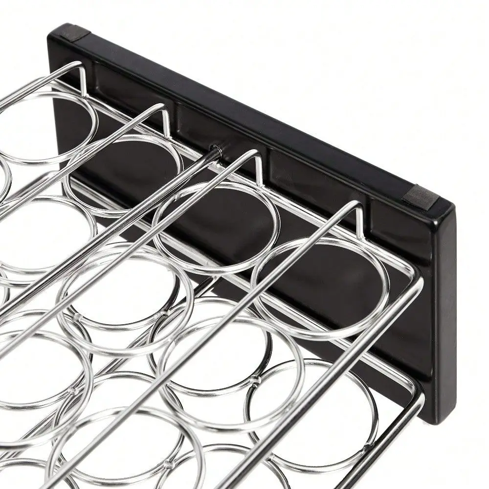 Spice Rack Organizer With 20 Glass Jars, Space Saving Sturdy Kitchen Organizer For Countertop Cabinet Storage
Spice Rack Organizer With 20 Glass Jars, Space Saving Sturdy Kitchen Organizer For Countertop Cabinet Storage