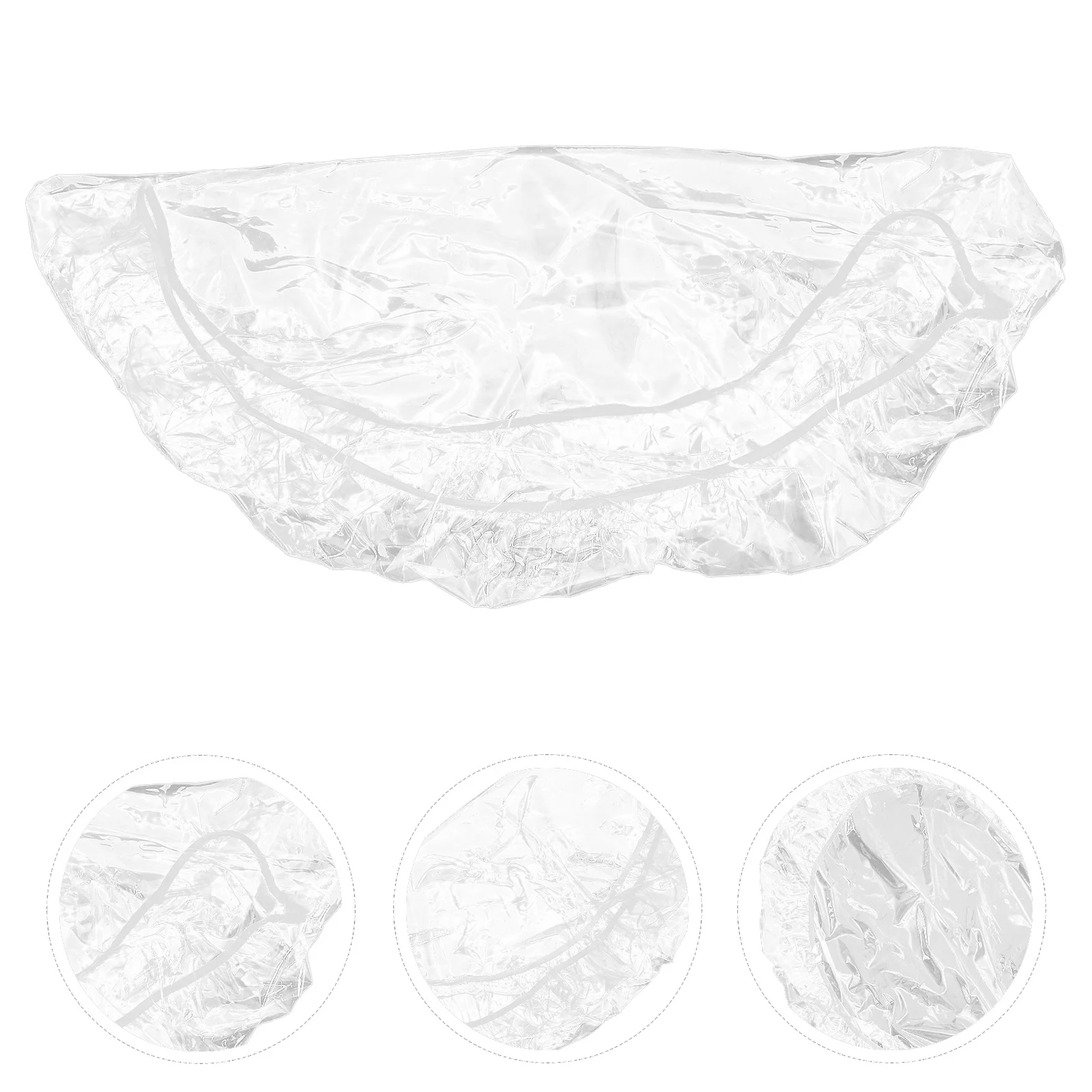 60 Inch Round Transparent Tablecloth PVC Waterproof Non Yellowing Cover with Elastic Fit for Dining Kitchen Patio Party Events
60 Inch Round Transparent Tablecloth PVC Waterproof Non Yellowing Cover with Elastic Fit for Dining Kitchen Patio Party Events