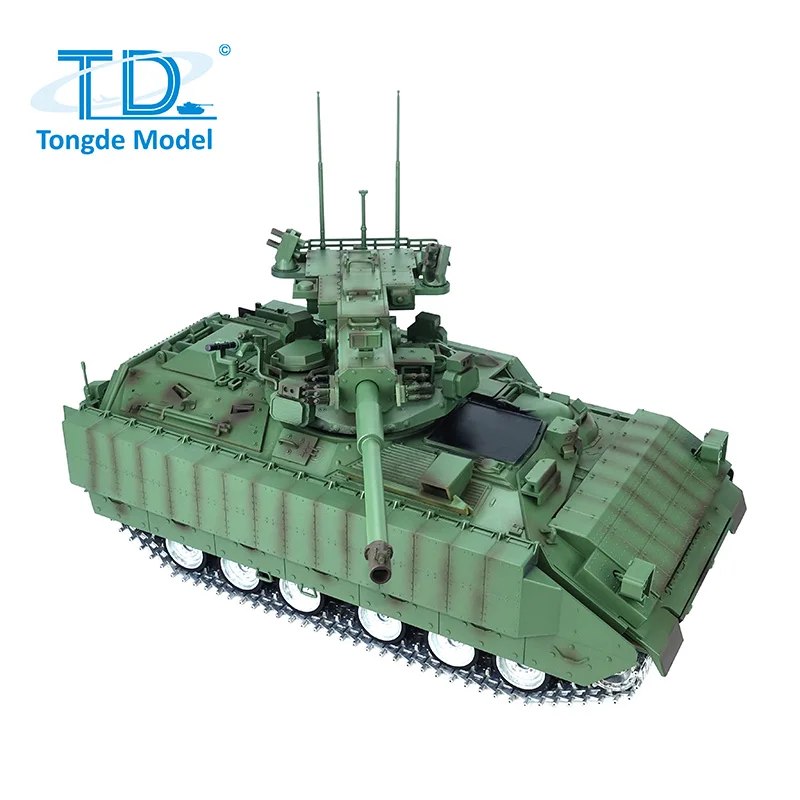 Tongde 1/16 RC Tank M1228 Bradley Tracks Wheels IR System 320 Rotating Turret Barrel Recoil with Lights Sounds Battery RTR Toys
Tongde 1/16 RC Tank M1228 Bradley Tracks Wheels IR System 320 Rotating Turret Barrel Recoil with Lights Sounds Battery RTR Toys