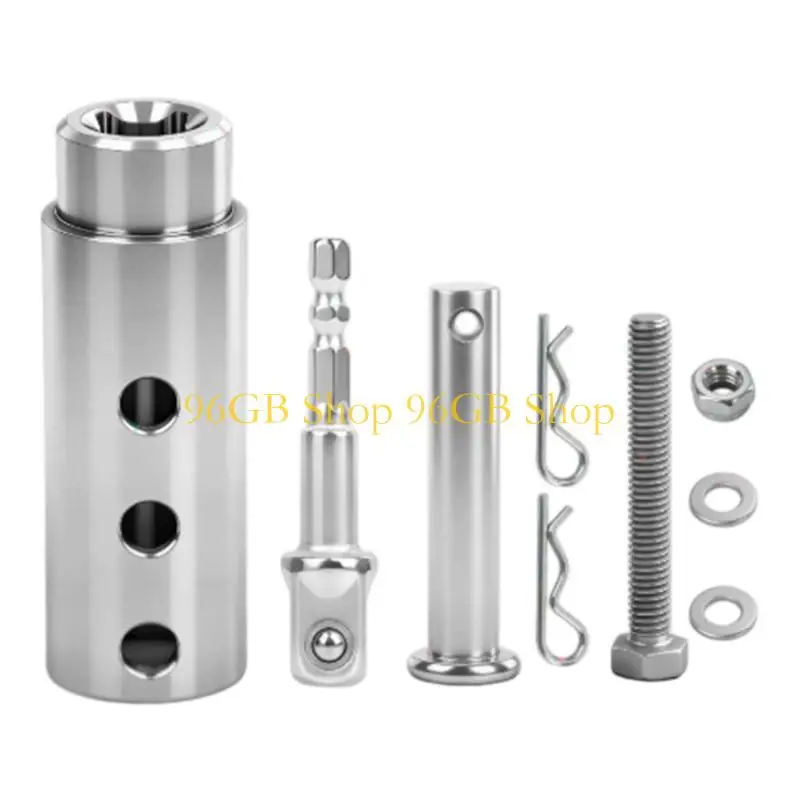 96GB Multipurpose Power Tool Adapter Converts Standard Drills Into Efficient Car Jacking Lifting Systems for Dump Trailers
96GB Multipurpose Power Tool Adapter Converts Standard Drills Into Efficient Car Jacking Lifting Systems for Dump Trailers