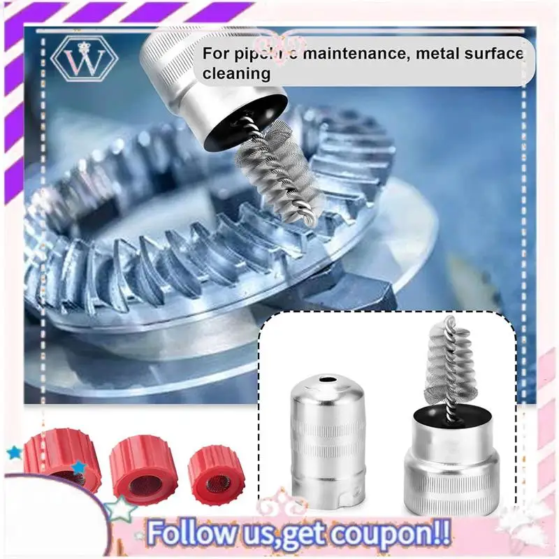 Premium 6Pcs Copper Pipe Cleaner And 1 Pcs Battery Terminal Cleaning Brush Set, Handy Plumbing Tools For Copper Pipe Cleaner
Premium 6Pcs Copper Pipe Cleaner And 1 Pcs Battery Terminal Cleaning Brush Set, Handy Plumbing Tools For Copper Pipe Cleaner