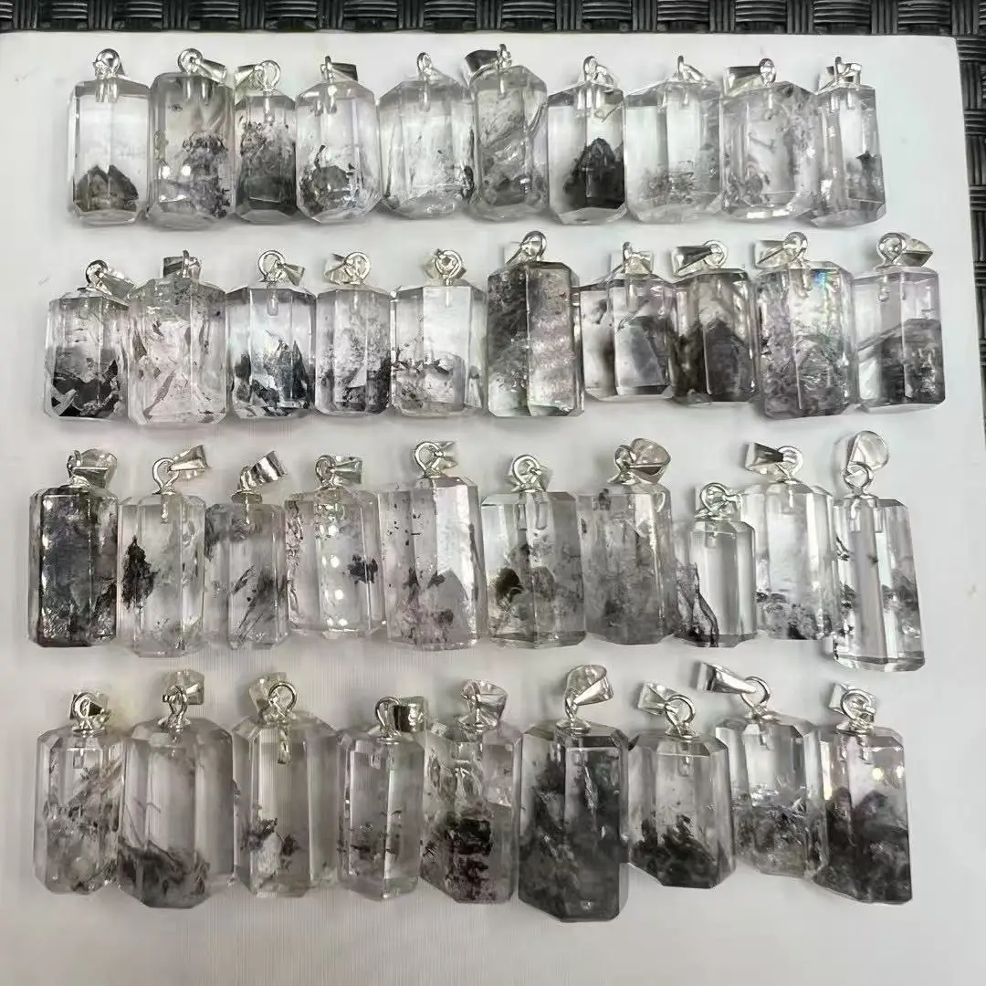 Цельный кулон в форме колонны из серебра 925 пробы с натуральным бриллиантом Herkimer для медитации
Цельный кулон в форме колонны из серебра 925 пробы с натуральным бриллиантом Herkimer для медитации