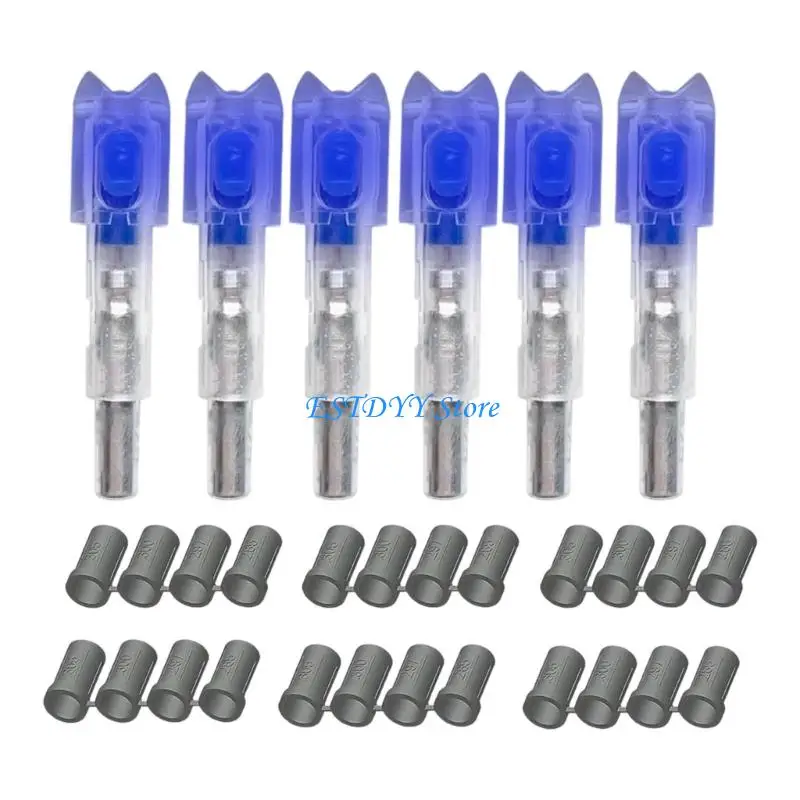 G6DE 6Pcs LED Lighted Nocks Luminously Arrows Tail Automatic Illuminating Nocks Stable Bright Light 6.4mm Arrows Shafts
G6DE 6Pcs LED Lighted Nocks Luminously Arrows Tail Automatic Illuminating Nocks Stable Bright Light 6.4mm Arrows Shafts