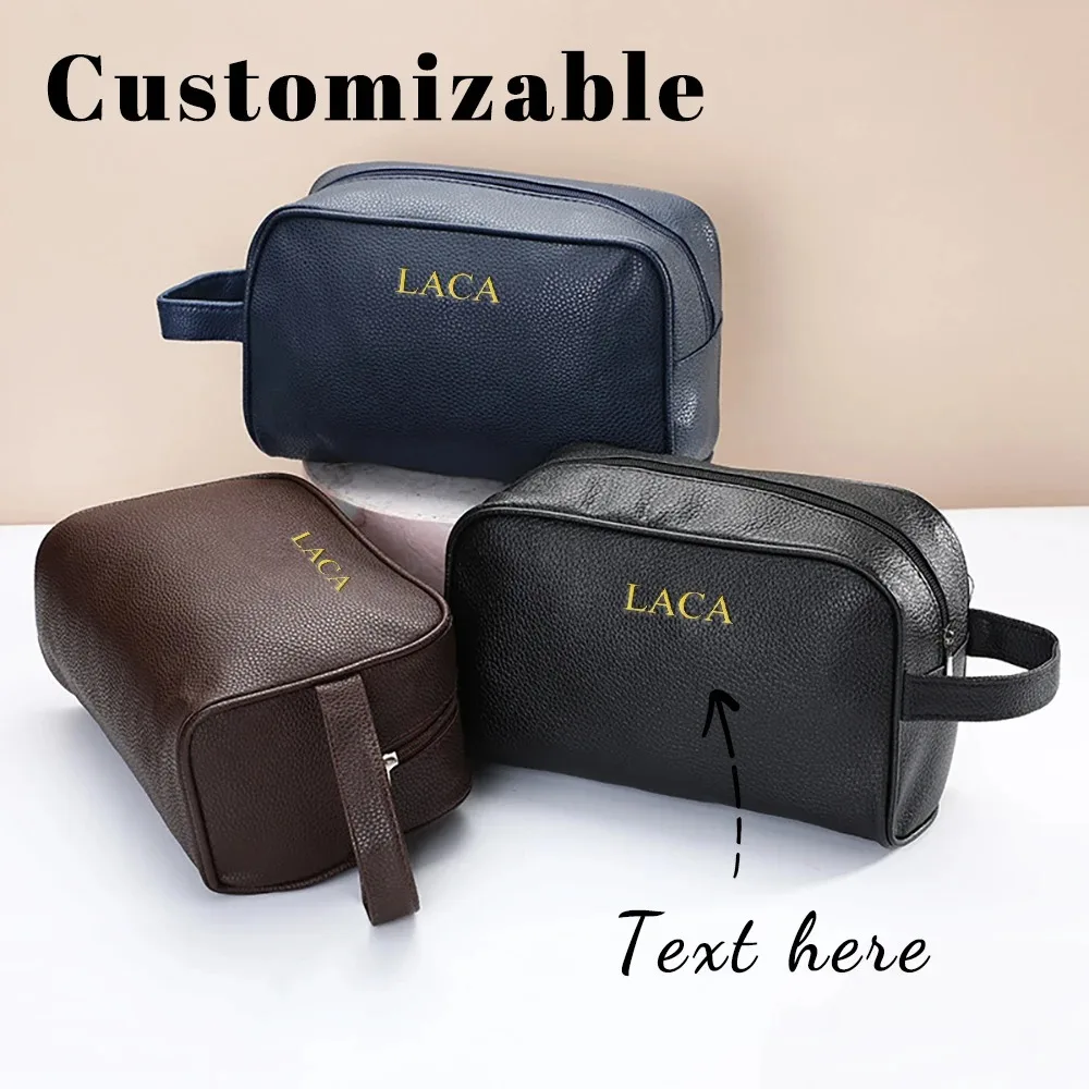 Custom Name Large Capacity Women Cosmetic Bag Personalized Men Make Up Bag Gold Stamping Initial Trip Zip Portable Toiletry Bag
Custom Name Large Capacity Women Cosmetic Bag Personalized Men Make Up Bag Gold Stamping Initial Trip Zip Portable Toiletry Bag