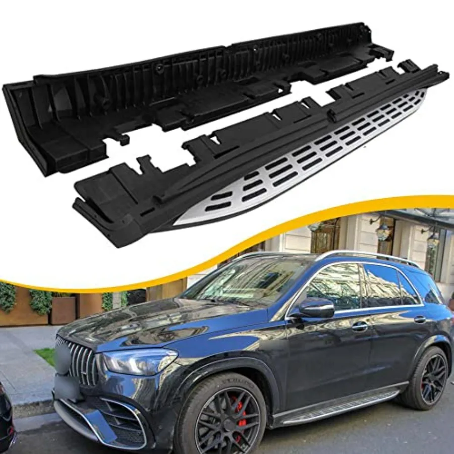 Подножки-пороги (нерф-бары) для Mercedes-Benz GLE W167 GLE350 GLE450 GLE450e GLE580 2020-2026 годов, черные, алюминиевые, аксессуары
Подножки-пороги (нерф-бары) для Mercedes-Benz GLE W167 GLE350 GLE450 GLE450e GLE580 2020-2026 годов, черные, алюминиевые, аксессуары
