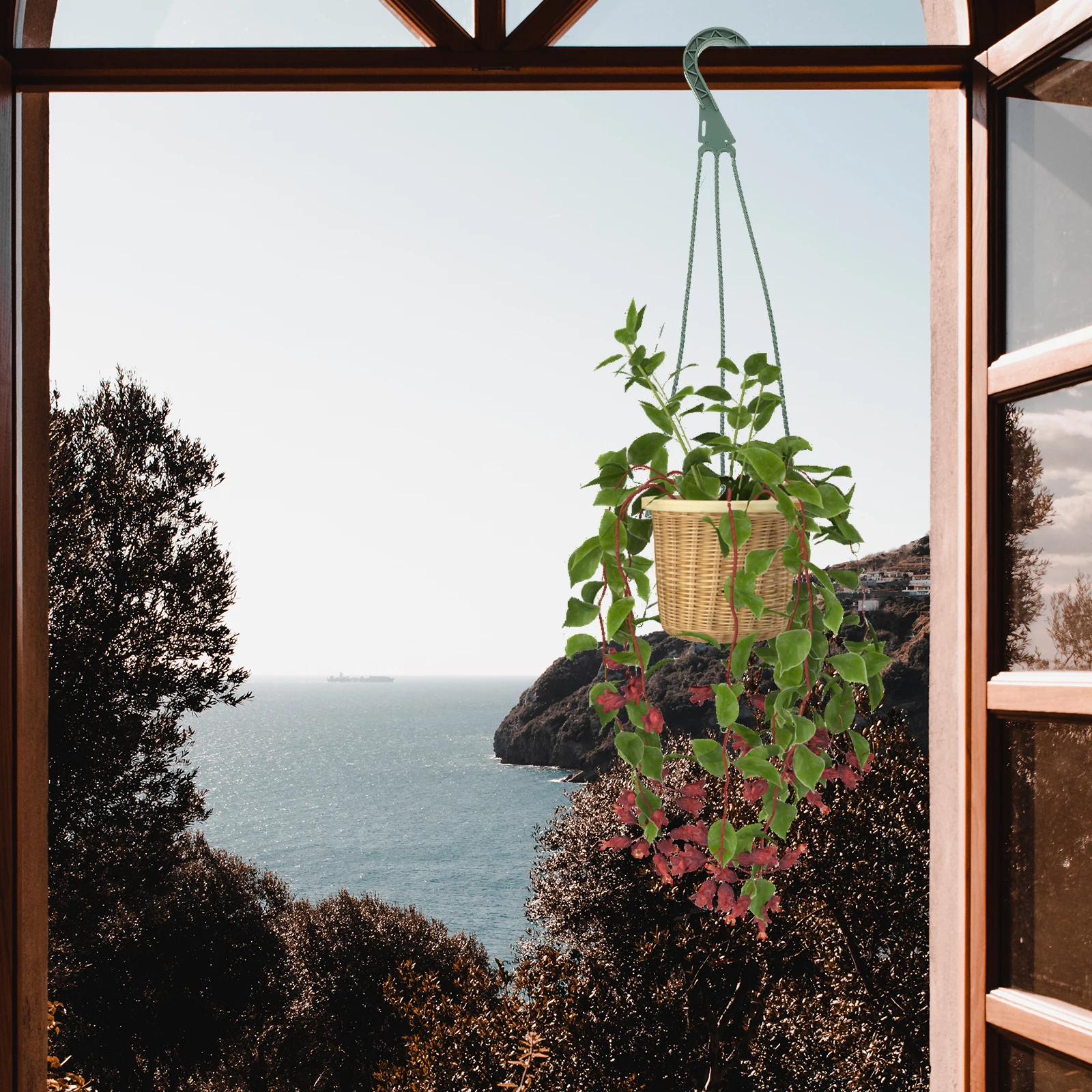 5Pcs Flowerpot Hanging Hooks Plastic Hanging Basket Holder Strong Load Capacity for Home Garden Balcony Decoration
5Pcs Flowerpot Hanging Hooks Plastic Hanging Basket Holder Strong Load Capacity for Home Garden Balcony Decoration