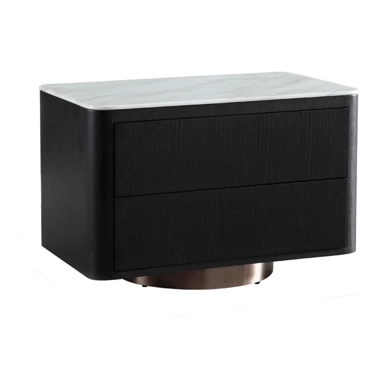 Light luxury rock slab smoked color bedside table Italian minimalist high-end bedside table
Light luxury rock slab smoked color bedside table Italian minimalist high-end bedside table