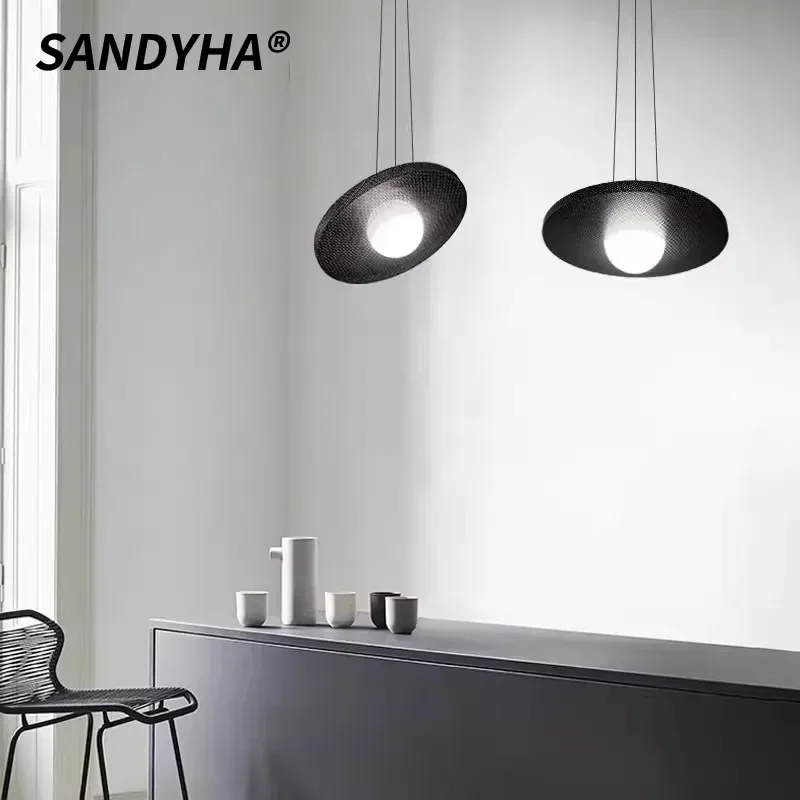 SANDYHA Black Pendant Light Circular Hanging Lamp Home Decor for Dining Table Bar Counter Bedroom Bedside Led Ceiling Chandelier
SANDYHA Black Pendant Light Circular Hanging Lamp Home Decor for Dining Table Bar Counter Bedroom Bedside Led Ceiling Chandelier
