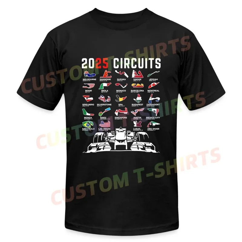 2024 Men 2025 Races Formula Racing Car 2025 T-shirt Casual T Shirt Graphic Summer Short Sleeves 100% Cotton S-3XL
2024 Men 2025 Races Formula Racing Car 2025 T-shirt Casual T Shirt Graphic Summer Short Sleeves 100% Cotton S-3XL