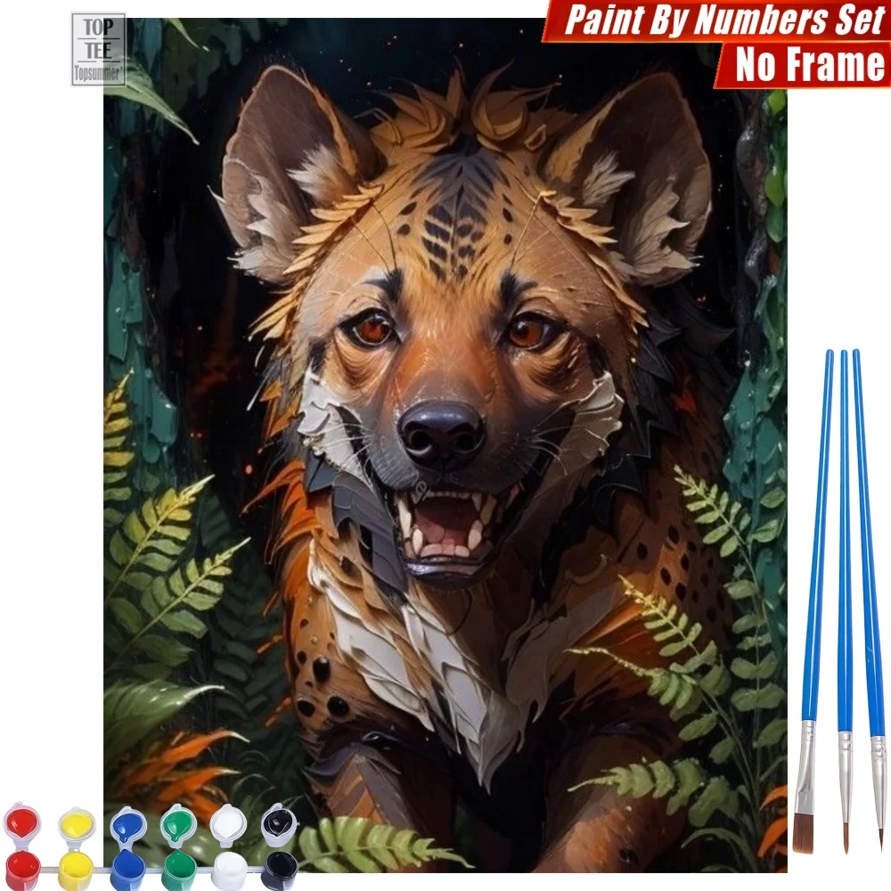Wild Jungle Hyena - Digital Oil Paint Set - Sharp Teeth Gaze Quality Family Time Father'S Day Gift For Dad
Wild Jungle Hyena - Digital Oil Paint Set - Sharp Teeth Gaze Quality Family Time Father'S Day Gift For Dad